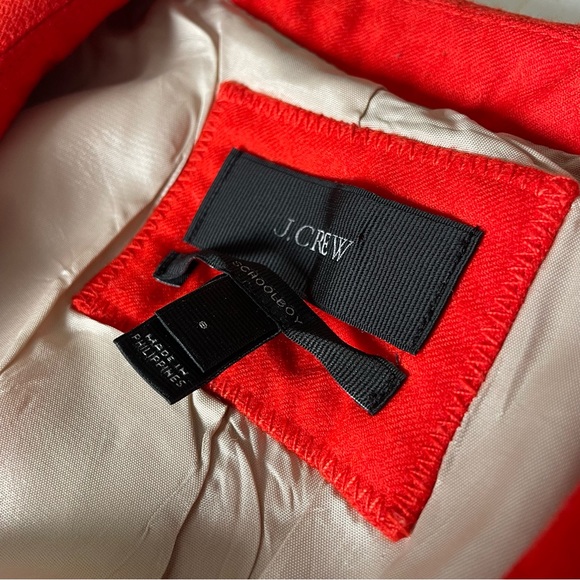 J.Crew Original Schoolboy Blazer Color Orange Size 8 - Picture 5 of 9